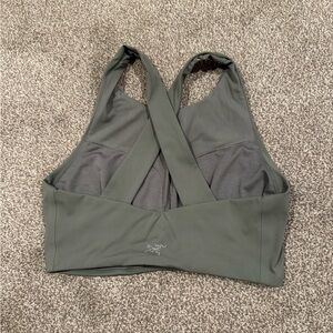 Arc'teryx Olive Cross-Back Sports Bra